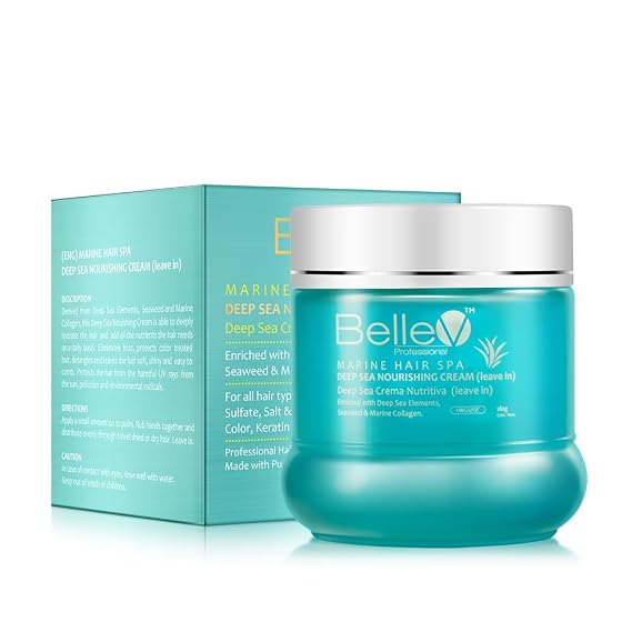 BelleV Professional Marine Hair Spa Deep Sea Nourishing Cream Leave in 180g/6.4oz