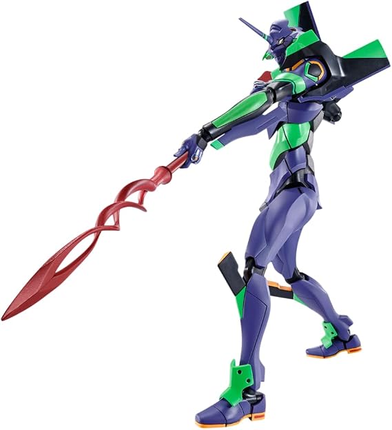 TAMASHII NATIONS - Neon Genesis Evangelion - Evangelion Test Type-01＋Spear of Cassius Renewal Color Edition (Reissue) The Robot Spirits Figure