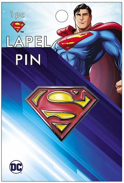 DC Comics Superman Logo Lapel Pin