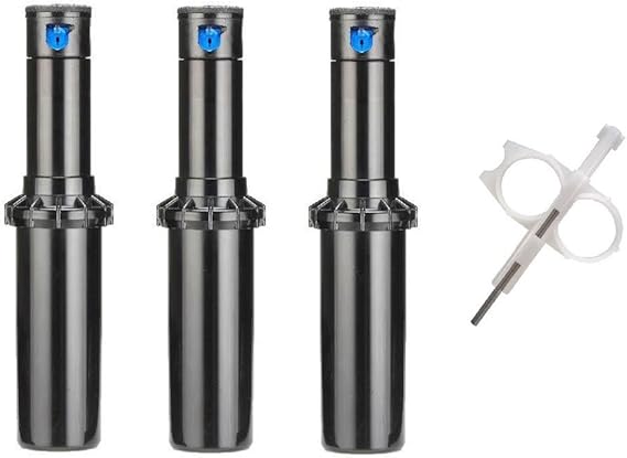 Hunter PGP Ultra Rotor Sprinkler Heads - 3 Pack - Includes Adjustment Tool