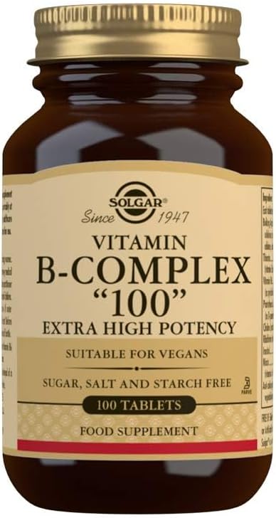 Solgar Vitamin B-Complex 100 Tablets - Pack of 100