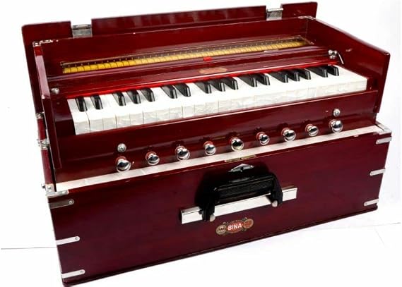 Harmonium BINA No. 23B Dx. 3 1/2 Octaves Portable Professional Harmonium Musical Instruments (NOV2011)