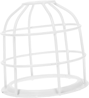 TEHAUX Industrial Stainless Steel Bulb Guard Durable Wire Cage Light Shade for Workshop Lighting Easy Installation Enhanced Bulb Protection