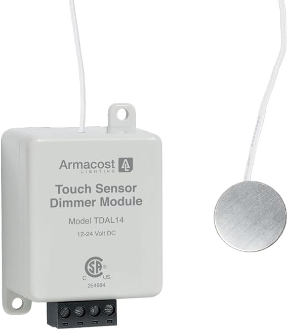 Armacost Lighting 511121 Remote Touch Dimmer and On/Off Switch, White