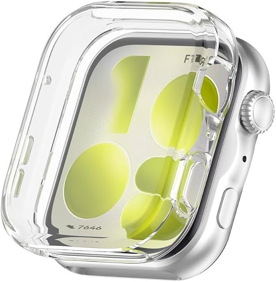 Rongep [Soft-Case] Huawei Watch Fit 5 için 360° Kasa Koruyucu Yumuşak TPU Kılıf Dokunma ve Netliği Etkilemeyen Fit 5 Koruyucu Darbelere Karşı Huawei Watch Fit 5 Ekran Koruyuculu Kılıf (Şeffaf)
