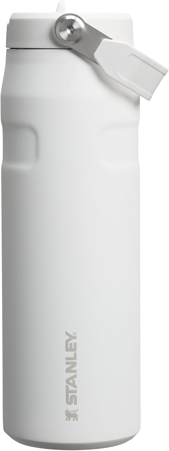 Stanley 1913 Flip Straw 2.0 Sports Water Bottle with Straw 0.7L - 10 Hours Cold - 3 Days Iced - Stainless Steel - BPA Free - Leak Resistant - Fits in Cup Holder - Dishwasher Safe - Frost