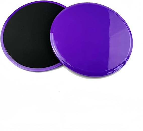 Core Sliding Discs - Dual Sided Workout Sliders for Carpet & Hardwood Floor - Home Ab Pads Exercise Equipment Fitness Sliders for Women and Men