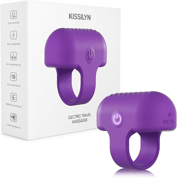 Multifunctional Mini Finger Massage Ball, Rechargeable Portable Relaxation Massage Tool