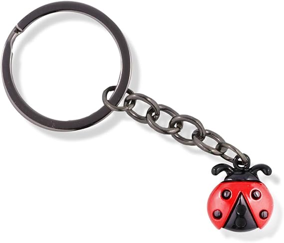 Ladybug Charm Keychain