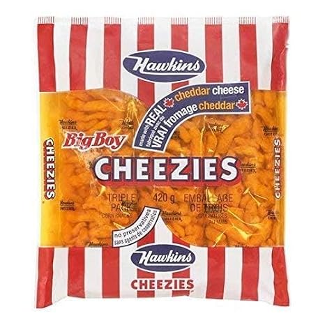 Hawkins Cheezies, Big Boy Triple Pack 420g/14.8oz - (Imported From Canada)