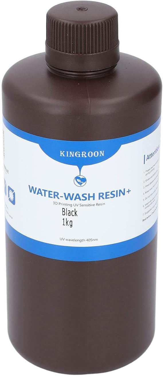 3D Printer Resin Castable Photopolymer UV Curing Resin for LCD DLP SLA 3D Printer Black 1000g