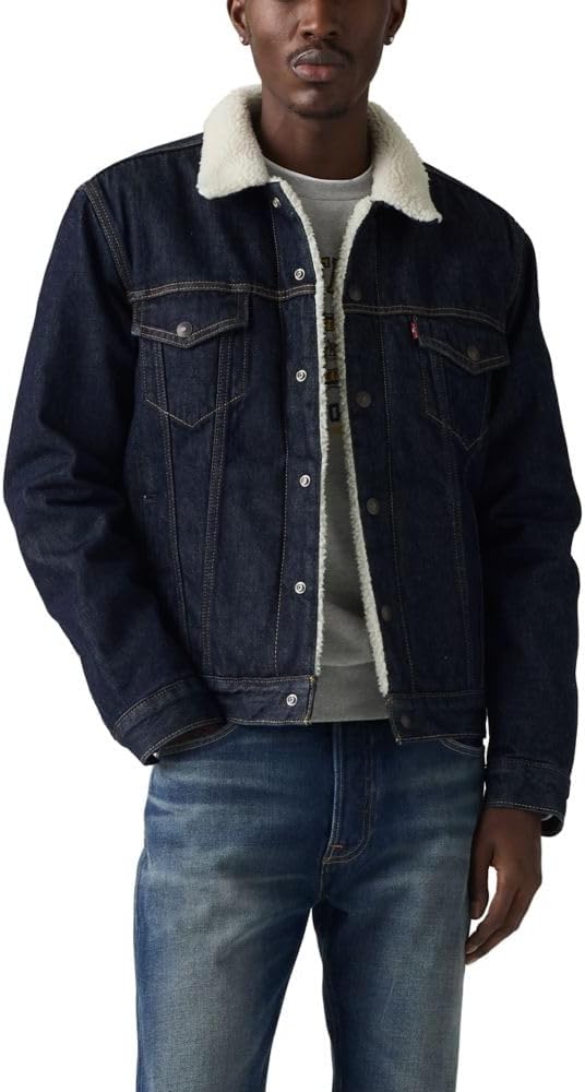 Levis Mens Sherpa Trucker Jacket