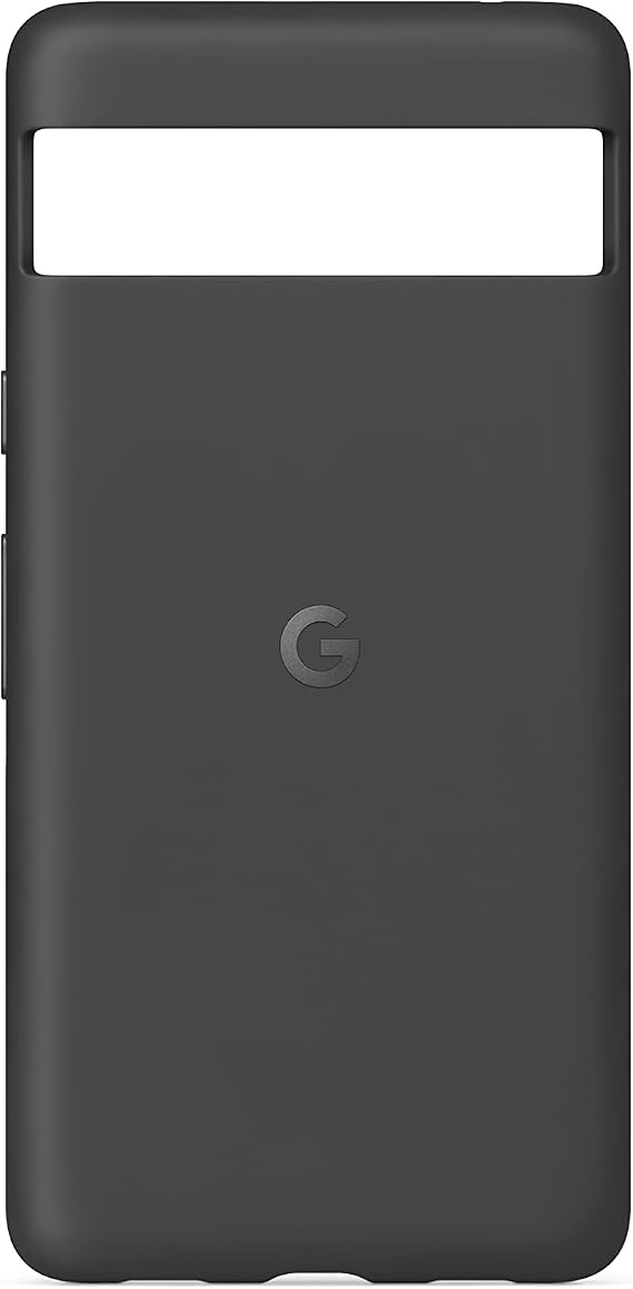Google Pixel 7a Case - Durable Silicone Android Phone Case - Charcoal