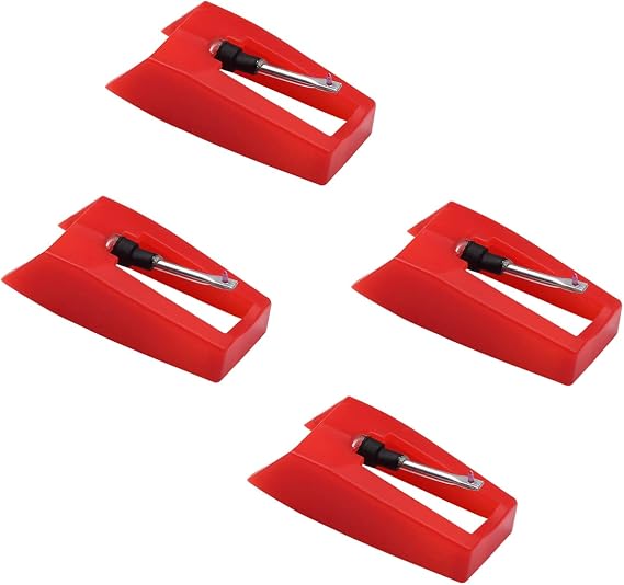 Record Player Needle, Gartopvoiz 4pcs Diamond Stylus Replacement for Suitcase Turntable, Phonograph, LP Vinyl Player