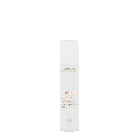 Aveda Daily Light Guard Defense Fluid Broad Spectrum SPF 30 | Mineral Face Sunscreen | UVA/UVB Protection, 1 Fl Oz