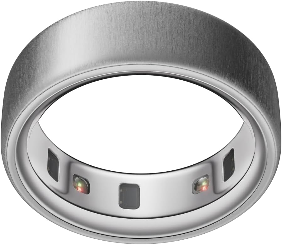 Oura Ring 4 - Brushed Silver - Size 11 - Size Before You Buy
