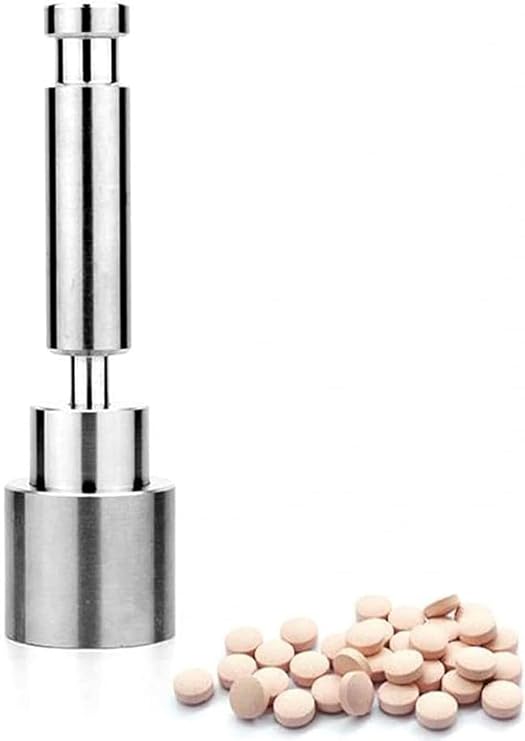 Hand Tablet Press Machine, Manual Milk Tablet Press Machine, Pill Press Machine Pill Making Tool Sugar Slice Making Device DIY Homemade Milk Tablet Molding Machine-#1||12MM