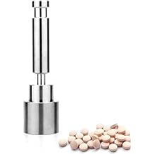 Pill Tablet Press Machine, Manual Milk Tablet Press Machine, Hand Pill Press Machine Pill Making Tool Sugar Slice Making Device for Home Kitchen-#1||10MM