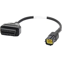 Car Obd2 Adapter – Scan Cable, Diagnostic Cord | Flexible Automotive Connector, Engine Code Reader Extension for Suvs Trucks Motorbikes Agricultural Equipment Workshop Garage Mechanic Repairs