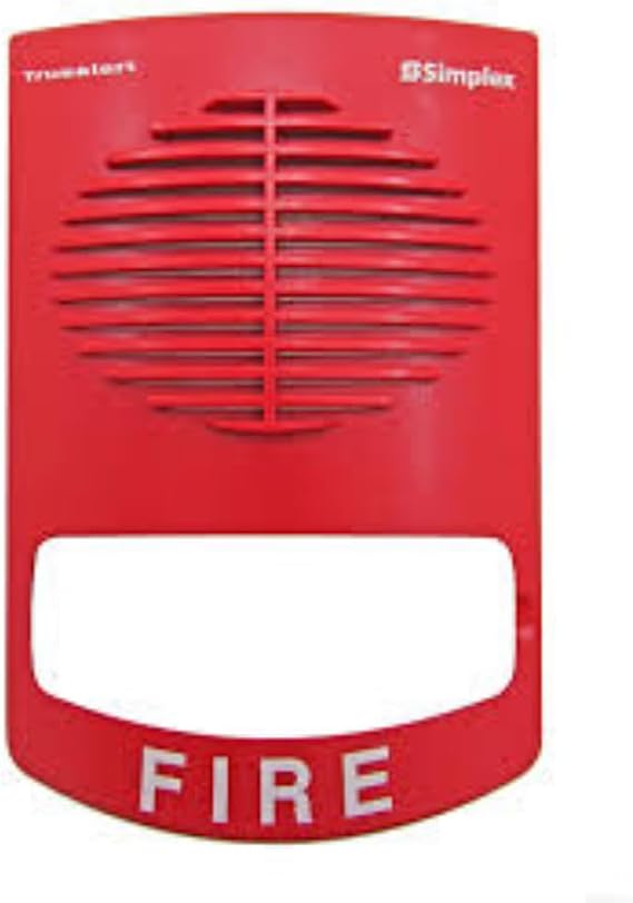 Simplex 4905-9996 - TrueAlert Speaker/Visible Cover Red