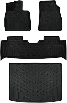 2021-2026 for BYD Seal U Song Plus Sealion 6 TPE Floor Mats and Cargo Liner, All Weather Liners Trunk Mat LHD4pcs Sets