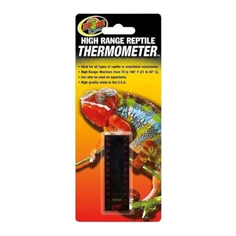 Zoo Med Laboratories SZMTH10 Hi Range Strip Thermometer (Packaging may vary)