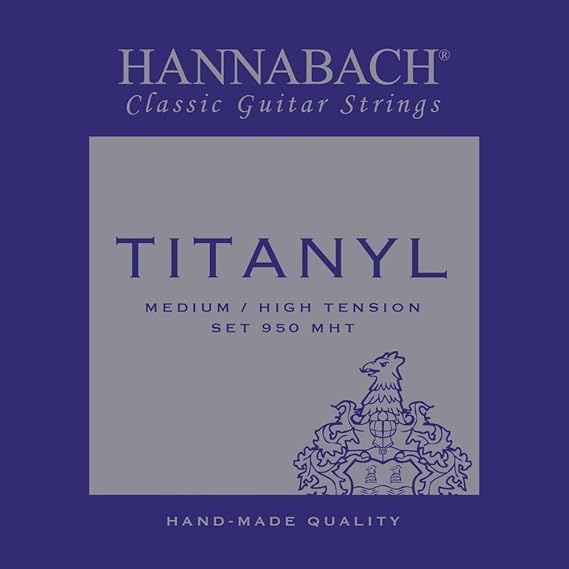 Hannabach Series 950 Medium/High Tension Titanyl E1 Single String.