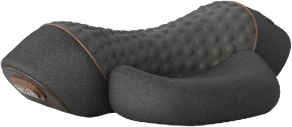 3 in 1 Heated Neck Massage Pillows with Heat for Pain Relief Deep Tissue, Rechargeable Cervical Neck Hump Corrector, Wireless Pillow Supports with Washable Cover (Plug-in)