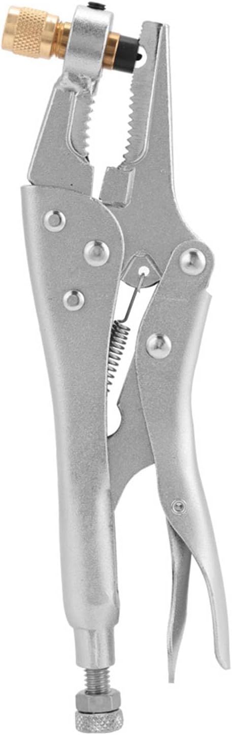 Refrigerant Recovery Plier, Sturdy Air Conditioner Refrigerant Recovery Refrigeration Tube Locking Plier With 1/4 Inch S A E Interface
