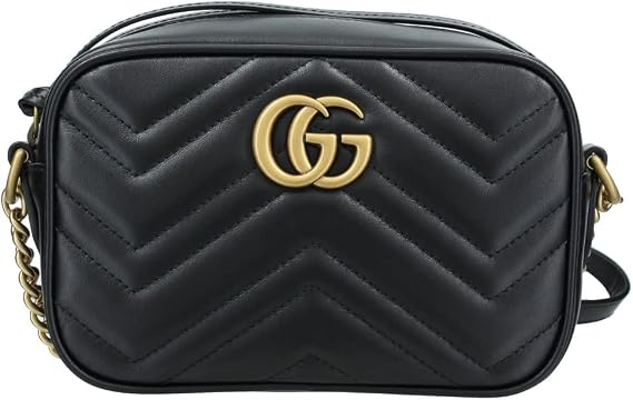 Gucci 448065 DTD1T 1000 Women's Shoulder Bag, Black