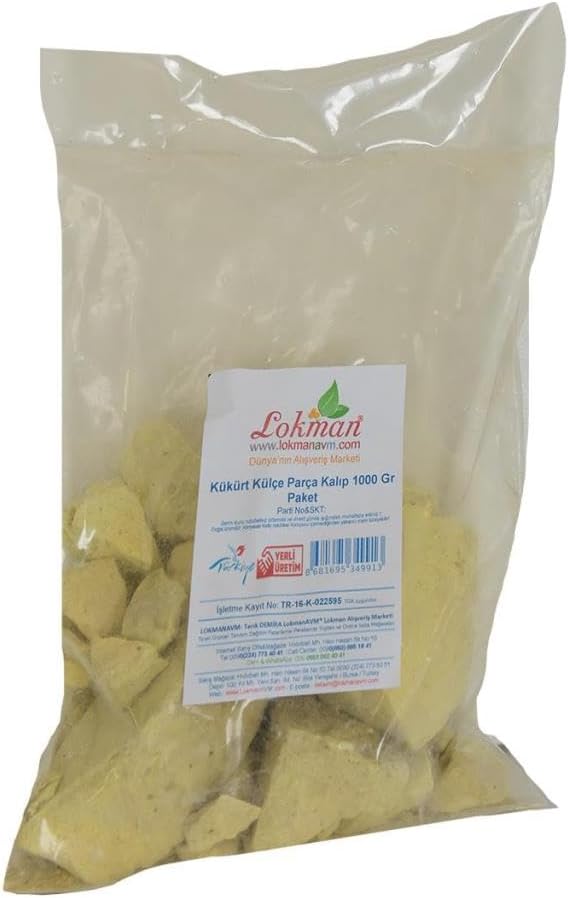 LokmanAVM Kükürt Külçe Parça Kalıp 1000 Gr Paket