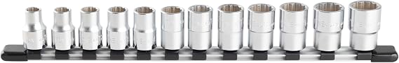 Tone Socket Set 12 Angles, with Holder HD412 1/2 inch 12.7 mm Drive Angle 12 Pieces