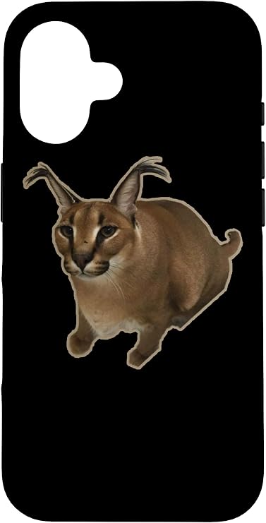 Big Floppa Meme Cat Case for iPhone 16