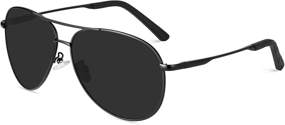 Polarized Sunglasses for Men Rectangular Frame Men's Polarized Sunglasses Sports Sunglasses with UV400 Protection