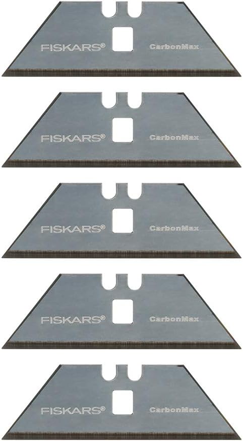 Fiskars Pro Replacement Blades, 5 Pack, Silver
