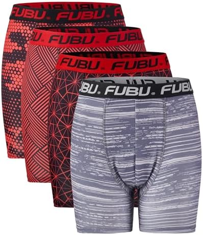 Fubu Boys Underwear 4 Pack, Boys Boxer Briefs, Underwear Boy Pack, Boys Boxers, Boys Underwear Boxer Briefs