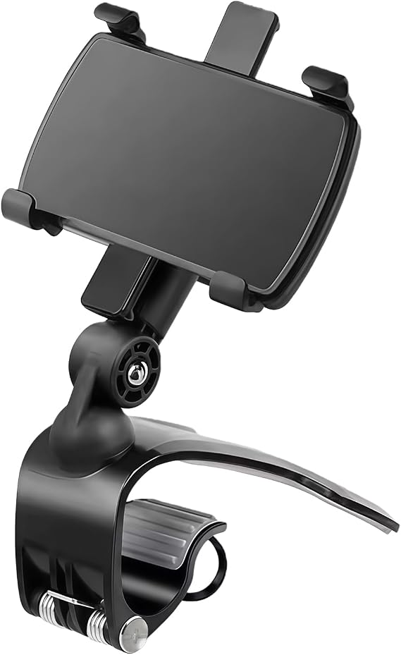 Car Phone Holder Mount, Retractable Car Dashboard Phone Holder, Black