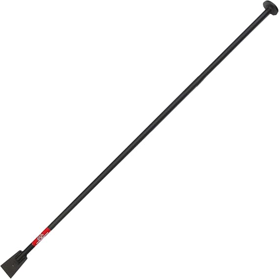 Bully Tools 68" Steel Tamping Digging Bar, Heavy Duty Spud Bar