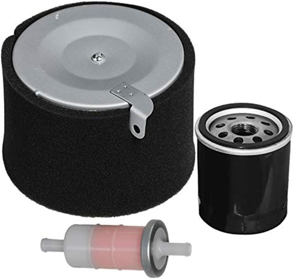GLOBALHUT Replacement Air Filter Pre-Filter Oil Fuel Filter Kit For Kawasaki-Mule 500 520 550 600 610 2500 2510 2520 KAF400 KAF300