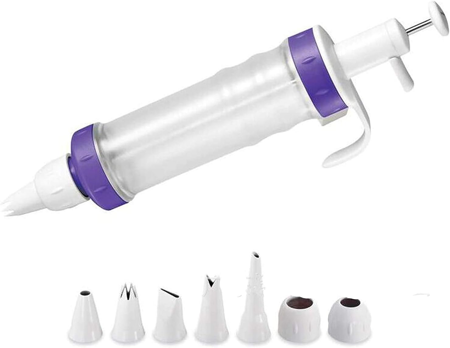 Cake Decorating Pen  7 Pieces Icing Decoration Tips Dessert Decorator Piping Cream Plastic Nozzles Decorator Pastry Cream Making Set