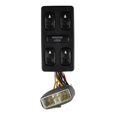 93570-28001 9357028001 Compatible with 1992 1993 1994 Hyundai Elantra Galloper Front Left Driver Side Electric Power Master Window Switch