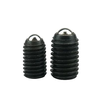 M2.5x16mm Ball Plunger Thread Hexagon Socket Ball Spring Plungers Hex Socket Ball Point Grub Set Screws Alloy Steel 20 pcs
