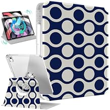 Rotating Case for ipad 10th Generation case,Cute 10.9 inch ipad case 10th Generation,360 Degree Rotating Protective iPad Covers, Smart Folio,Pencil Holder,Auto Sleep/Wake, Graphic Game