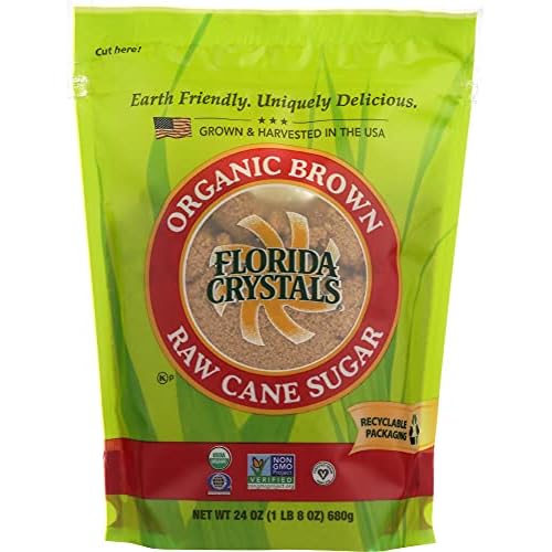 Florida Crystals Organic Brown Sugar - Brown Sugar - Case of 6-24 Oz.