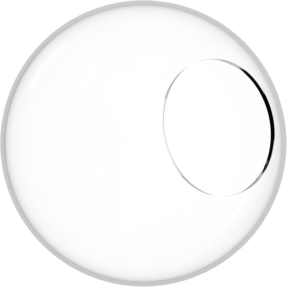 KASTLITE 14" Clear Acrylic Lamp Post Globe with 5.25" Neckless Opening