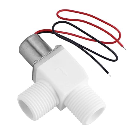 Pulse Solenoid Valve, 4.5-6V DC 1/2" Bistable Plastic Electric Pulse Solenoid Valve for Water Control System, Gardening Irrigation
