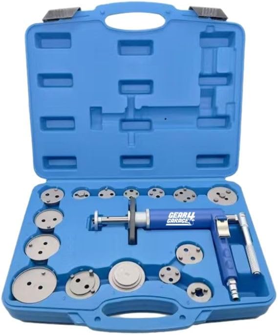Air Powered Brake Piston Wind Back Tool – Pneumatic Caliper Rewind Unit Compatible With Left & Right Hand Systems