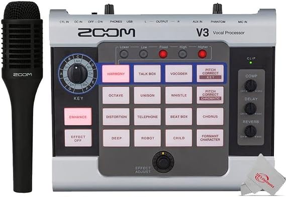 Zoom V3 Vocal Processor + Zoom SGV-6 Vocal Microphone for V6 And V3 Vocal Processors