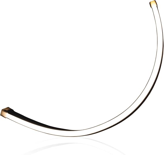 Lumishore Eclipse 5 Meter (16.4 ft) LED Neon Flex Strip Light (White), Cut to Length, 60-0512-5000