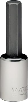 Wright Tool 2214 1/4" Drive Hex Bit with Socket, 1/4"